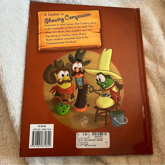 $3/14 / $5/18 | Veggietales: The Clumsiest Cowboy Children’s HC Picture Book 📚 - Picture 3 of 9